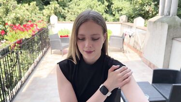 Блондинки: Неугомонная русская телка изменяет бойфренду со своим бывшим парнем