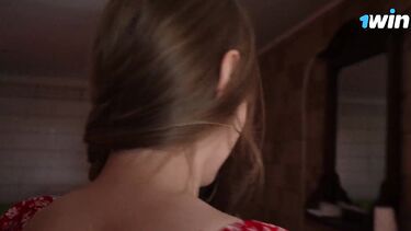 Колхозная красотка из деревни Кукушкино трахается с городским парнем