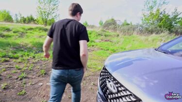 Сбежавшая сводная сестра трахается на природе с разозленным братом