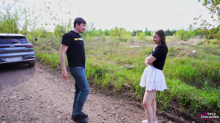 Сбежавшая сводная сестра трахается на природе с разозленным братом