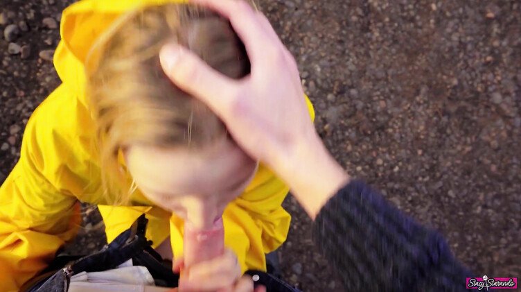 Stacy Starando: Случайная встреча с бывшей девушкой завершилась любительским минетом на улице