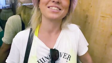 Русский пикапер познакомился с красоткой Андрэ на улице в Батуми и трахнул ее в отеле