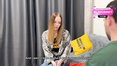 Тетя пришла поздравить племянника с Днем рождения сексом