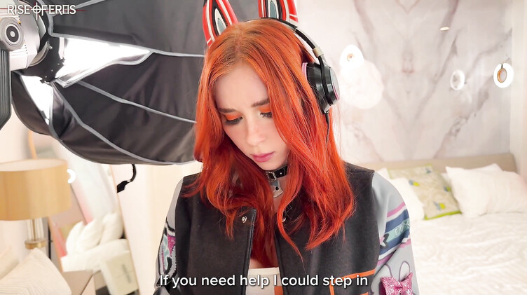 Курьер заменил порноактера и жестко отодрал рыжую Свити Фокс в наручниках