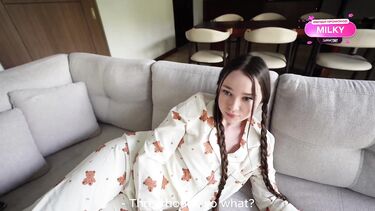 Отчим отшлепал падчерицу и грубо сношает ее в анал