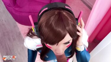 Первый анал для D.Va из Overwatch