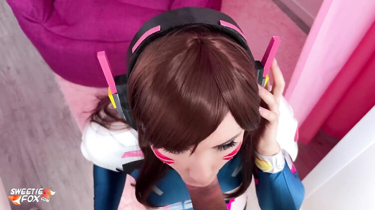 Первый анал для D.Va из Overwatch