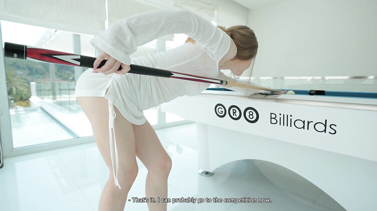 Проиграл желание и выебал на бильярдном столе замужнюю нимфоманку