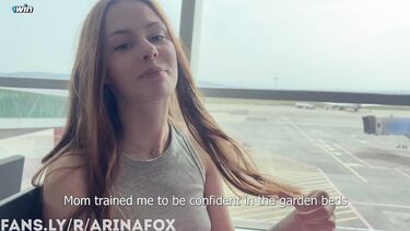 Арина Фокс познакомилась с парнем в аэропорту и отдалась ему на отдыхе