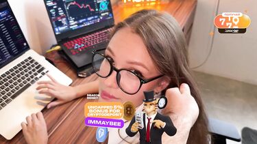 Первый день на работе! Секретарша красиво выебана боссом