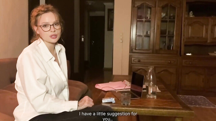 Курящая училка сосет хуй студенту дипломнику