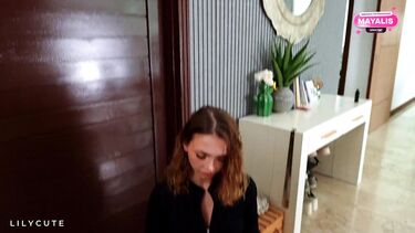 Анально наказал кудрявую курьершу за распиздяйство