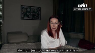 Натянул тетю Тому, пока мать в соседней комнате