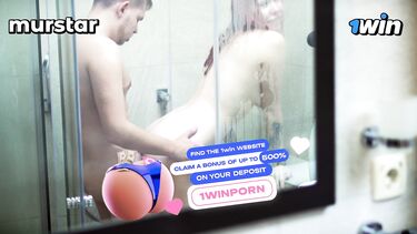 Любительский утренний секс в душе с русской рыженькой красоткой Томой Мур