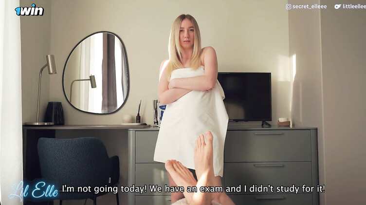 Мачеха знает, что пасынок нюхает ее трусики, когда она уходит на работу