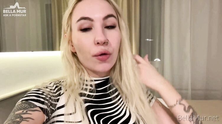 Трах с парнем с большим членом для влога Беллы Мур
