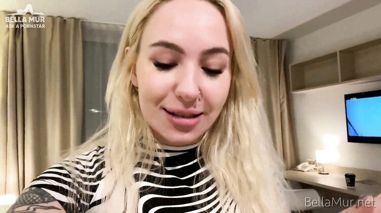 Трах с парнем с большим членом для влога Беллы Мур