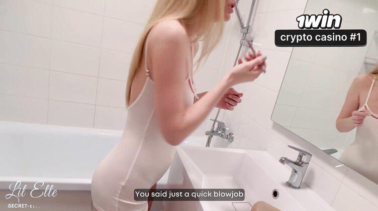 Сводный брат долго трется членом о киску сестры прежде чем выебать ее