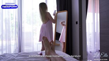 Secret Elle: Игра с киской сводной сестры закончилась инцест сексом с кремпаем