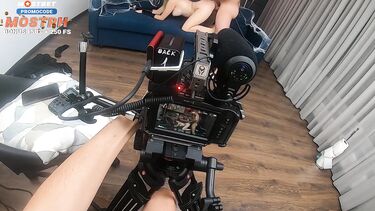 NASHIDNI: Закулисные съемки секс сцены с русской порноактрисой Bella Mur на Хэллоуин