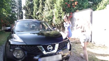 Хитрая жена пошла на блядки и трахнулась в машине в ЖМЖ формате