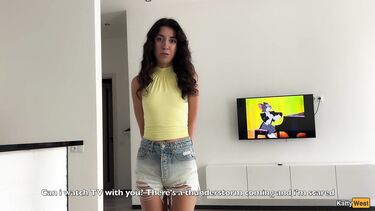 Анальная прожарка сводной сестры после хуя в упаковке чипсов