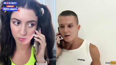 Русскую жену трахают два тренера на глазах у ее мужа куколда