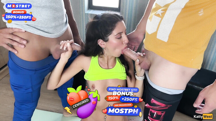 Oliver Strelly: Русскую жену трахают два тренера на глазах у ее мужа куколда