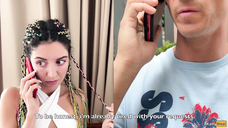 Косички: Стройная русская девка трахается в отеле с иностранным другом брата