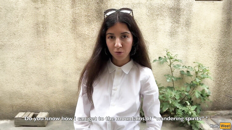 Кэтти Вест поехала с незнакомцем в горы и поебалась там