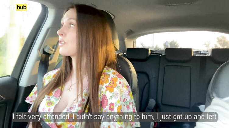 Alina Rai: Русская мачеха после ссоры с мужем трахается в машине с молодым пасынком