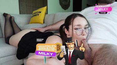 Трах в догги со шлепками и финалом в Бонни Блейз