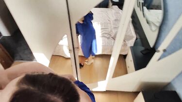 Пасынок ебет мохнатку зрелой мачехи и шлепает ее ремнем