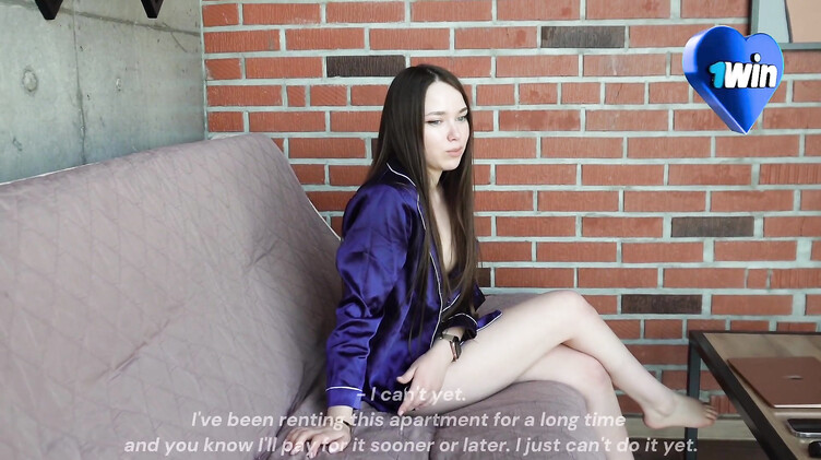 Bonnie Blaze: Сексуальная русская студентка расплатилась сексом за аренду квартиры