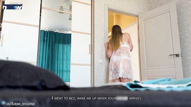 Мачеха притворилась спящей и получила в киску стояк пасынка