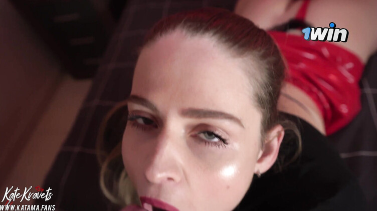 Подборка камшотов красивой минетчицы Кейт Краветс