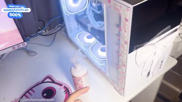 Программист проверяет хуем глотку и пизду ламерши в юбке