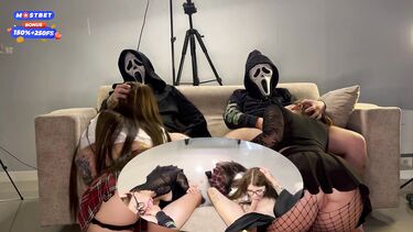 Мистическая порно пародия на фильм "Крик"