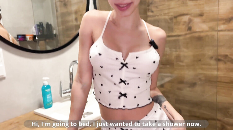 Жадный отсос крупным планом с разговорами