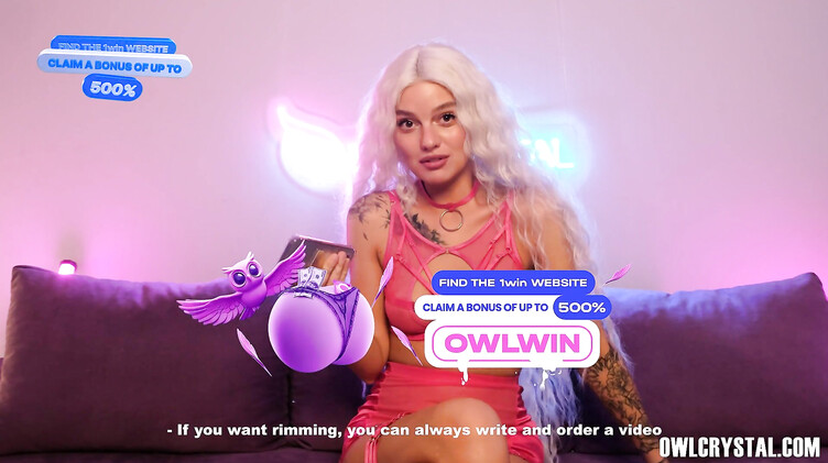 Оул Кристал и ее муж записали первое вебкам видео после перерыва