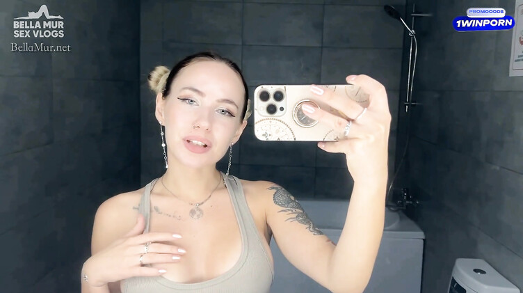 Влог Беллы Мур с бэкстейджем порно съемок
