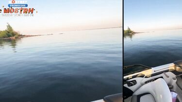 Русская туристка сосет капитану за прогулку на катере