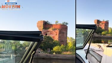 Русская туристка сосет капитану за прогулку на катере