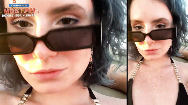 Русская туристка сосет капитану за прогулку на катере