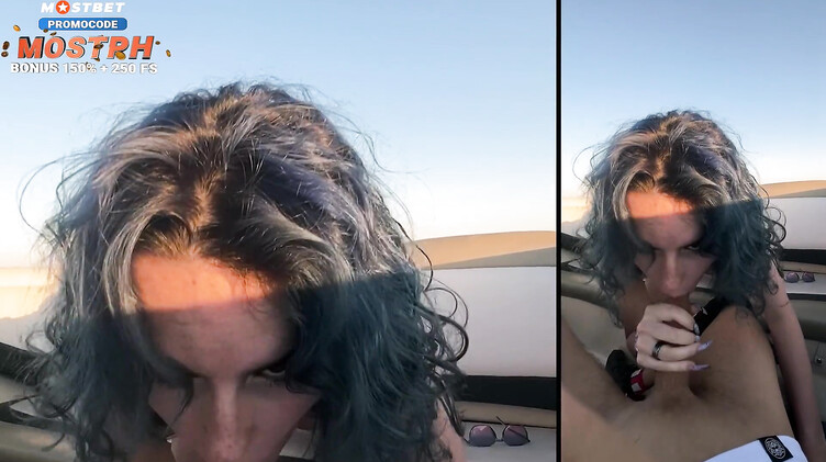 Русская туристка сосет капитану за прогулку на катере