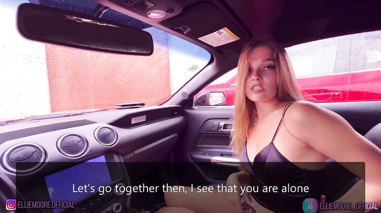 Попала под дождь и отсосала член незнакомцу в машине