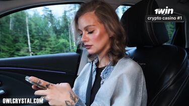 Студентка отсосала таксисту за проезд на вечеринку