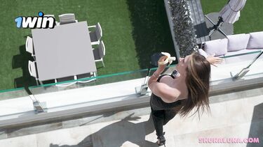 Мисс Дриада пришла на жесткую прожарку киски к соседу сверху