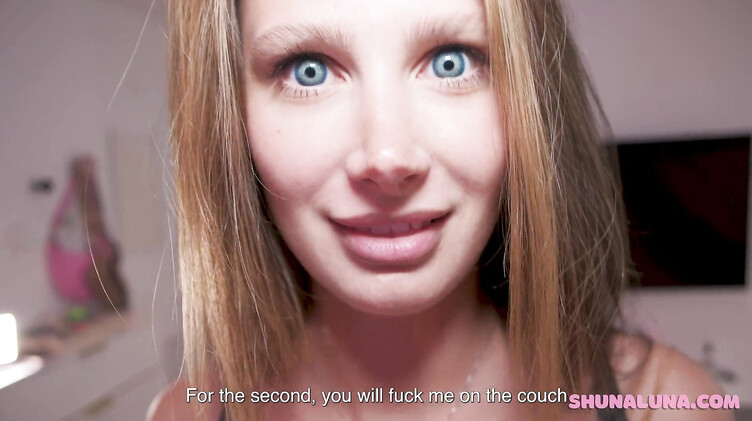 В лифчике: Мисс Дриада пришла на жесткую прожарку киски к соседу сверху