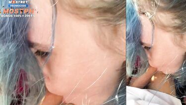 Отсосала водителю в дороге и получила кремпай на пляже